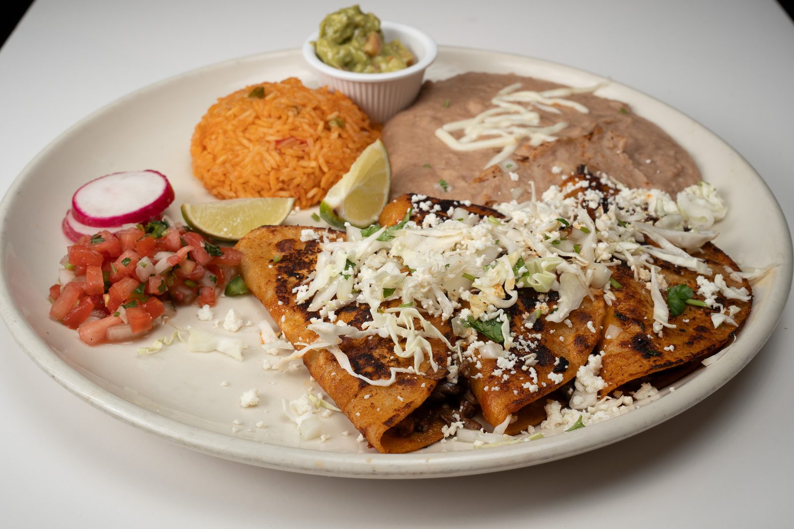 Birria quesadilla plate